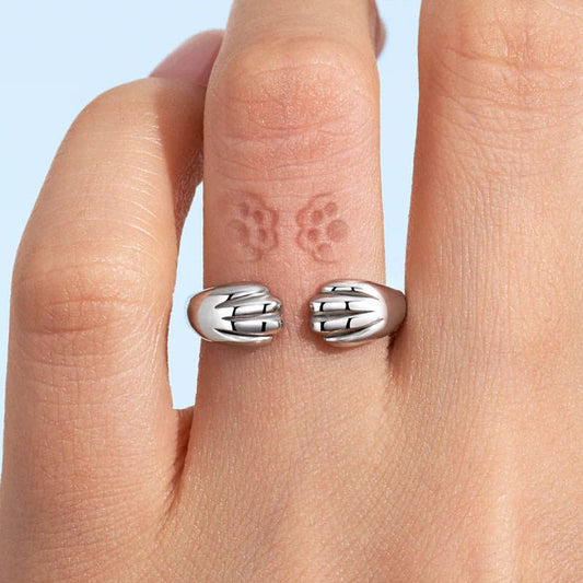 Paw Hug Print Ring